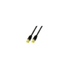 EFB RJ45 Patchkabel Cat.6A S FTP PUR Cat.7 Rohkabel TM31 schwarz 3m