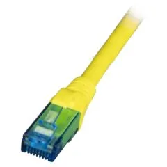 EFB RJ45 Patchkabel Cat.6A U UTP LSZH Premium 500MHz gelb 7,5m