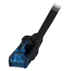 EFB RJ45 Patchkabel Cat.6A U UTP LSZH Premium 500MHz schwarz 7,5m