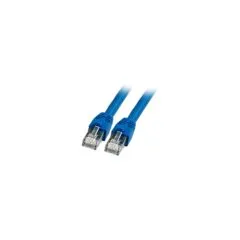 EFB RJ45 Patchkabel Cat.8.1 S FTP LSZH BC blau 0,5m