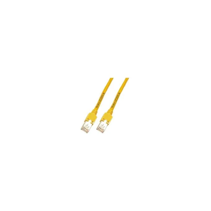 EFB RJ45 Patchkabel F UTP Cat.5e TM11 UC300 5.00m gelb — image 1