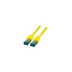 EFB RJ45 Patchkabel S FTP Cat.6A LSZH 25.00m gelb