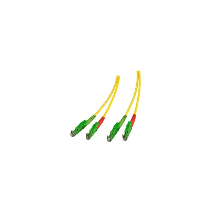 EFB R&M Duplex Patchkabel E2000 APC-E2000 APC OS2 20m LSZH 3mm gelb G657A1 Grade C — image 1