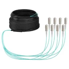 EFB Trunkkabel U-DQ(ZN)BH OM3 8G (1x8) SC-SC 20m Dca LSZH