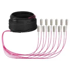 EFB Trunkkabel U-DQ(ZN)BH OM4 12G (1x12) SC-SC 10m Dca LSZH
