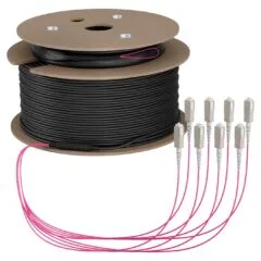 EFB Trunkkabel U-DQ(ZN)BH OM4 8G (1x8) SC-SC 140m Dca LSZH