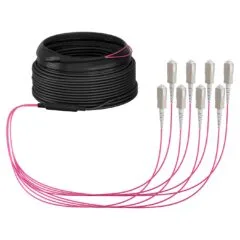 EFB Trunkkabel U-DQ(ZN)BH OM4 8G (1x8) SC-SC 20m Dca LSZH