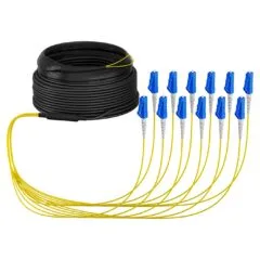 EFB Trunkkabel U-DQ(ZN)BH OS2 12E (1x12) LC-LC 10m Dca LSZH G657A1