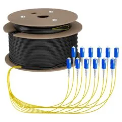 EFB Trunkkabel U-DQ(ZN)BH OS2 12E (1x12) SC-SC 140m Dca LSZH G657A1