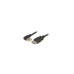 EFB USB2.0 Verlängerung A(gewinkelt)-A,St-Bu,1.0m,sw,Classic