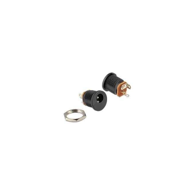 Einbaubuchse DC 2.1 x 5.5 mm Lötversion — image 1