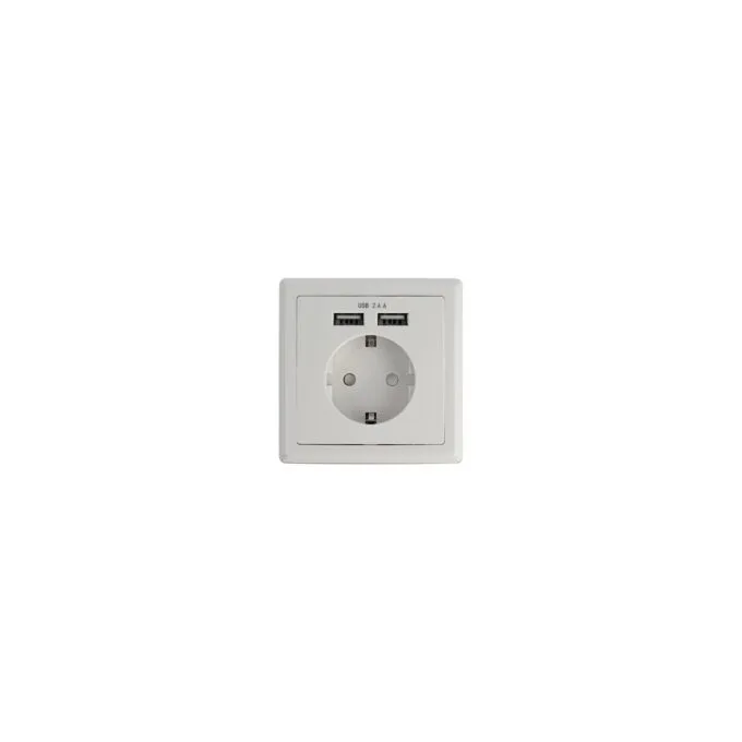 Einbausteckdose mit 2 x USB Typ-A Ladeport 2.4 A — image 2