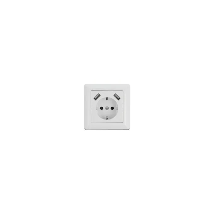 Einbausteckdose mit 2 x USB Typ-A Ladeport 2.8 A — image 3