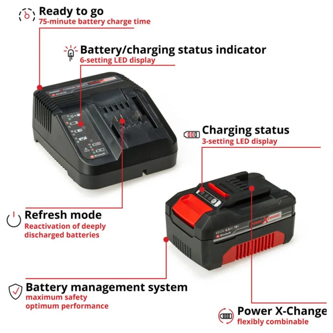 Einhell Starter Kit 18V 4.0 Ah Power X-Change — image 3