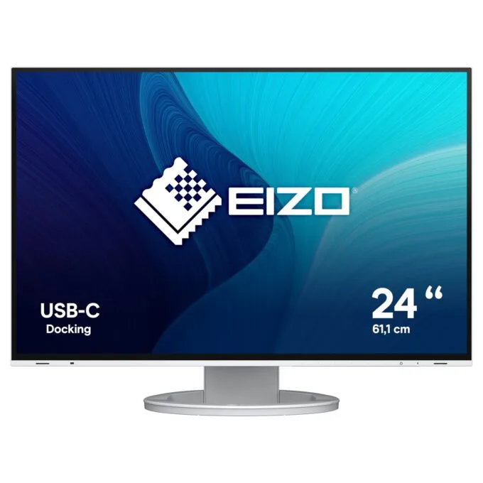 EIZO 61.0cm (24') EV2485-WT 16:10 HDMI+DP+USB-C IPS wh. — image 1