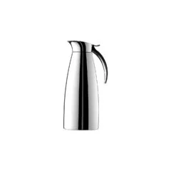 Emsa 502488 Isolierkanne. Edelstahl. 0.6 Liter. Easy Open Verschluss. Eleganza