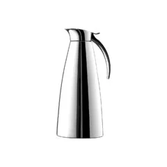 Emsa 502489 Isolierkanne. Edelstahl. 1 Liter. Easy Open Verschluss. Eleganza