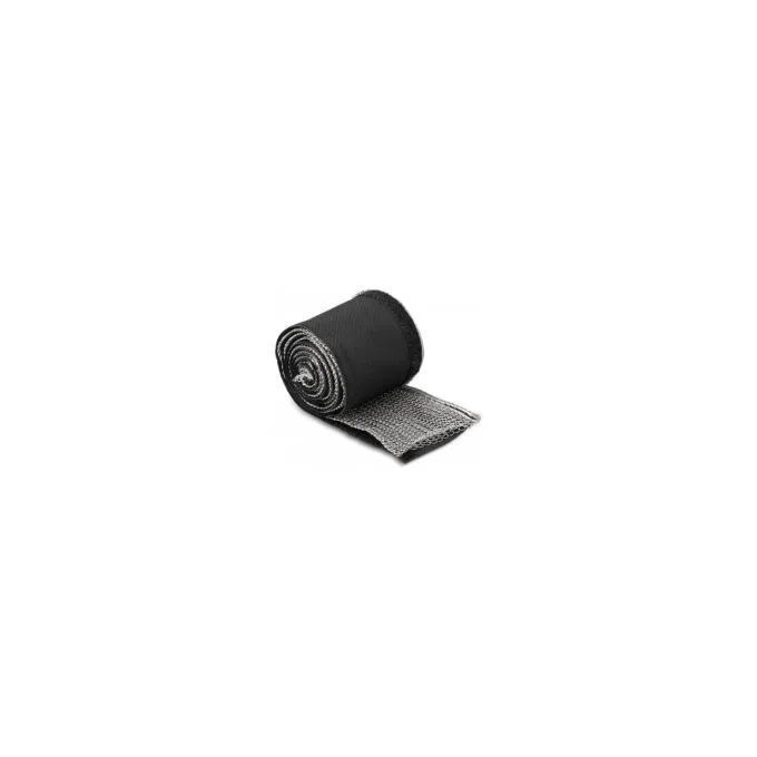 EMV Abschirmgeflechtschlauch mit Klettverschluss hitzebeständig 1 m x 16 mm schwarz — image 1