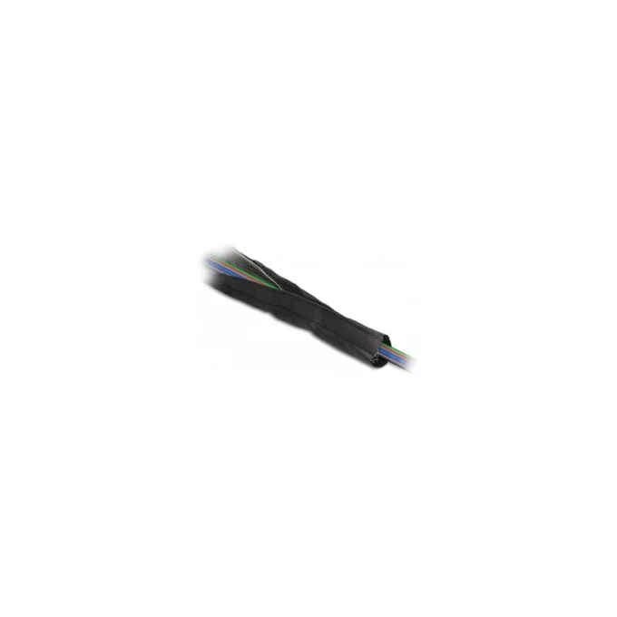 EMV Abschirmgeflechtschlauch mit Klettverschluss hitzebeständig 1 m x 50 mm schwarz — image 2