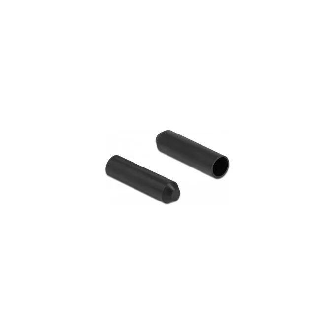 Endkappen mit Innenkleber 70 x 16 mm 2 Stück schwarz — image 1