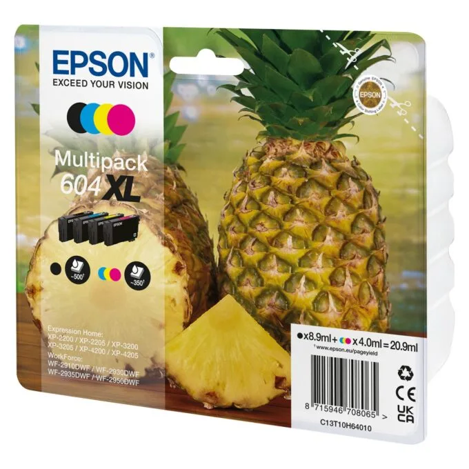 Epson 604XL Multipack - 4er-Pack - XL - Schwarz, Gelb, Cyan, Magenta — image 1