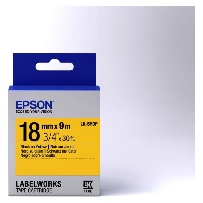 Epson LabelWorks LK-5YBP - Schwarz auf Gelb - Rolle — image 2