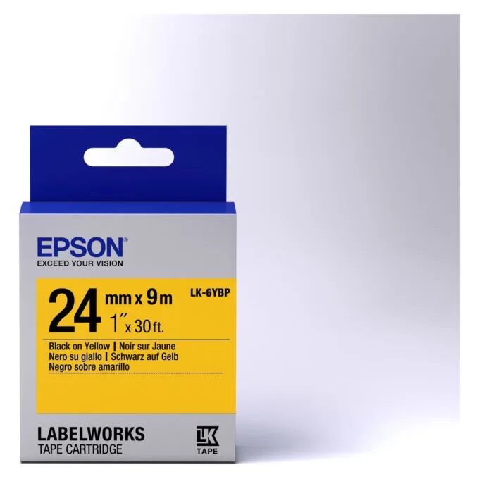 Epson LabelWorks LK-6YBP - Schwarz auf Gelb - Rolle — image 2