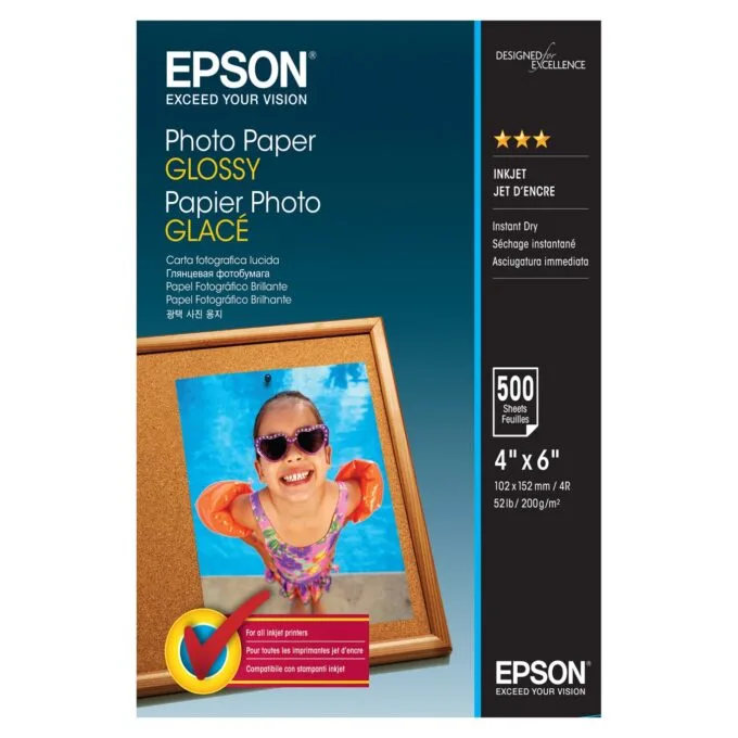 Epson Photo Paper Glossy 10x15 cm 500 Blatt 200 g — image 1