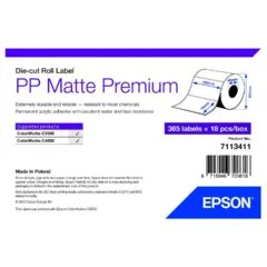 EPSON PP Matte Label 102x76mm 365 Etiketten. Die-Cut