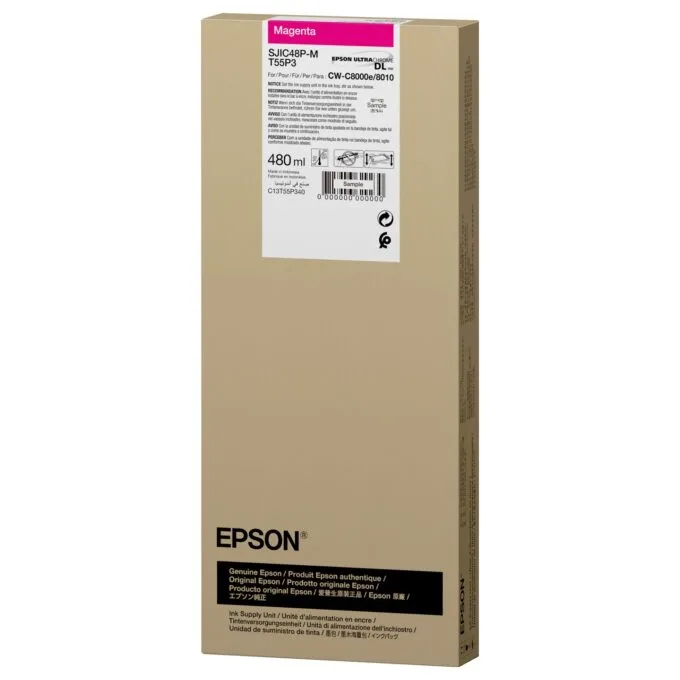 EPSON Tinte magenta 480ml CW C8000 — image 2