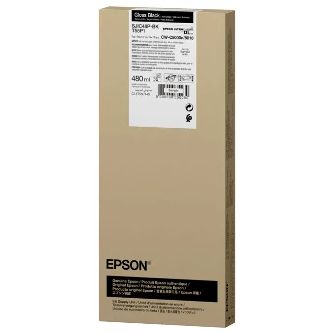 EPSON Tinte schwarz (gloss) 480ml CW C8000 — image 2