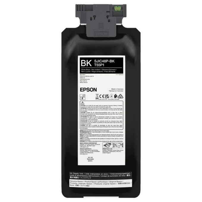 EPSON Tinte schwarz (gloss) 480ml CW C8000 — image 1