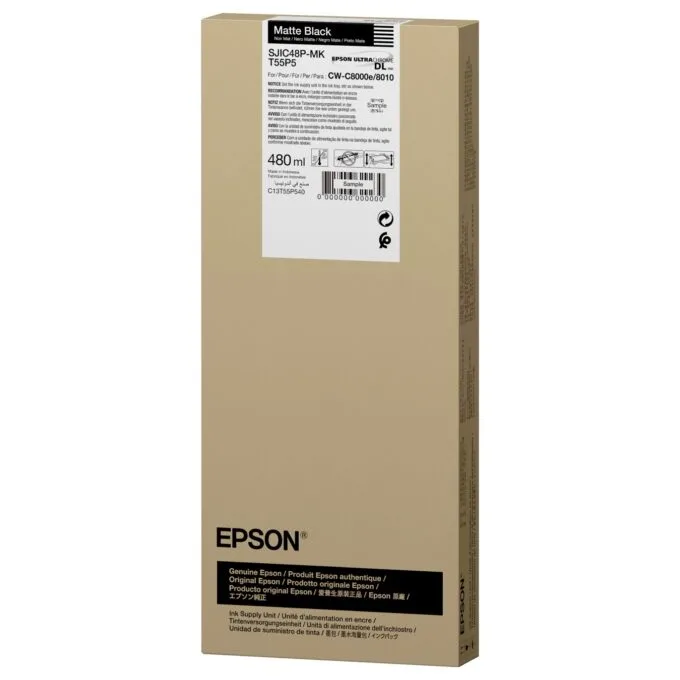 EPSON Tinte schwarz (matt) 480ml CW C8000 — image 2