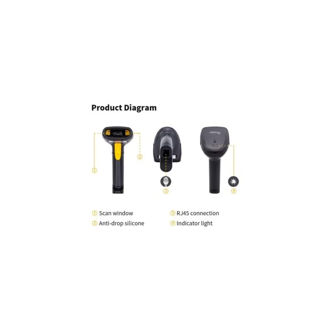 Equip 1D-Barcodescanner USB+Halter schwarz — image 9