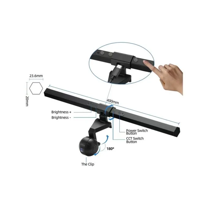 EQUIP 245450 Monitor USB-LED-Leuchte mit Touch-Steuerung — image 8