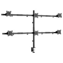 Equip 650160 17-32" 6-Monitor Desk Mount 7kg VESA 360° Black