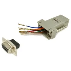 Equip Adapter DB9 Serial- to RJ45 Bu Bu 8Pin grau Polybeutel