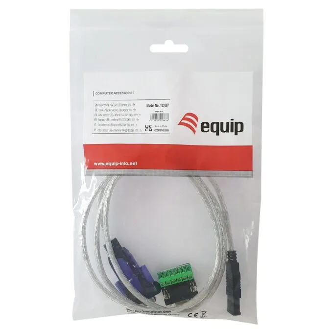 Equip Adapter USB-A - to Seriell RS422 RS485 St St FT232Rsw — image 4