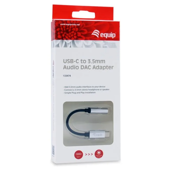 Equip Adapter USB-C - to Audio DAC 4-Pin 3.5mm St Bu 0.15m sw — image 4