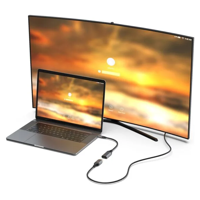 Equip Adapter USB-C - to DisplayPort 1.4 8K60Hz 0.15m gr — image 2