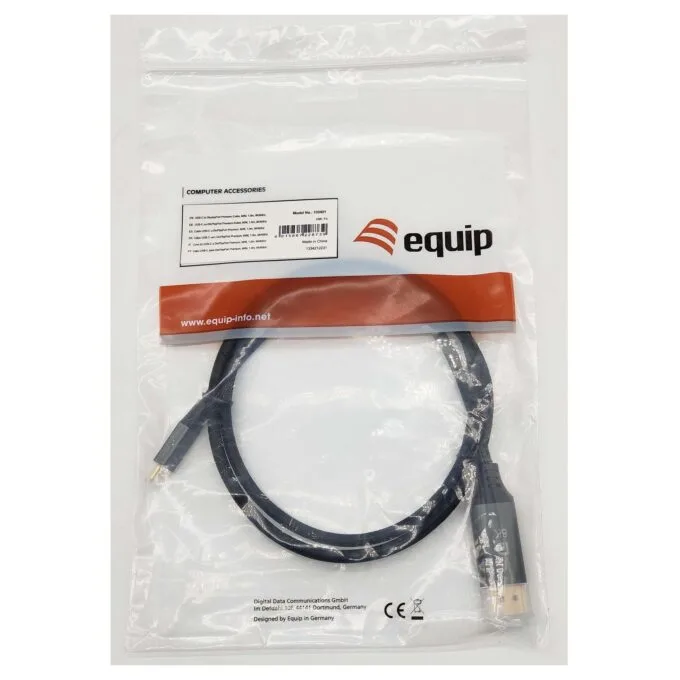 Equip Adapter USB-C - to DisplayPort 8K60Hz 1.00m sw — image 5