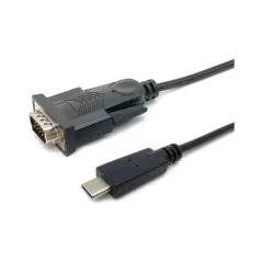 Equip Adapter USB-C - to Seriell RS232-DB9 St St 1.50m sw