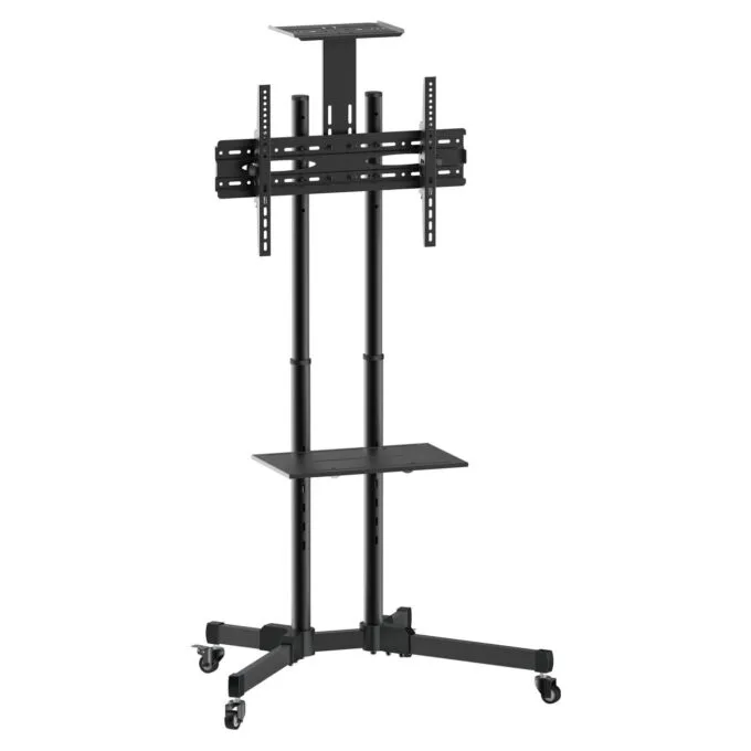 Equip Bodenstandhalter 37'-70' 1TFT 50kg Multifunkt. sw lite Retail — image 1