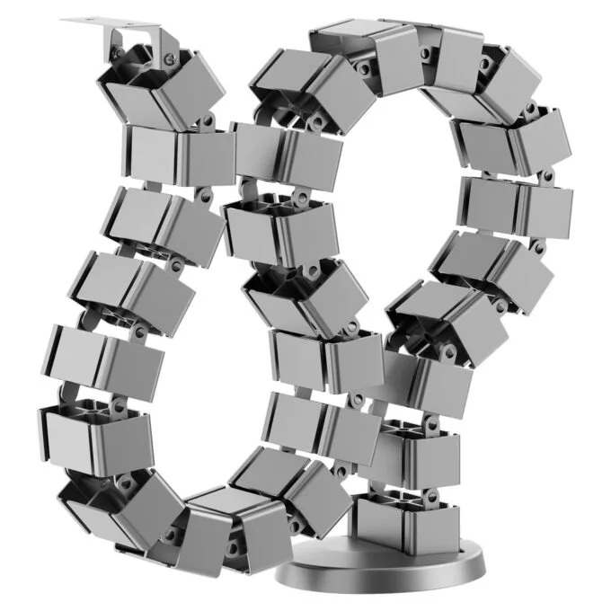 Equip Deluxe-Spiralkabelschlauch mit Untertischmontage grau lite Retail — image 2