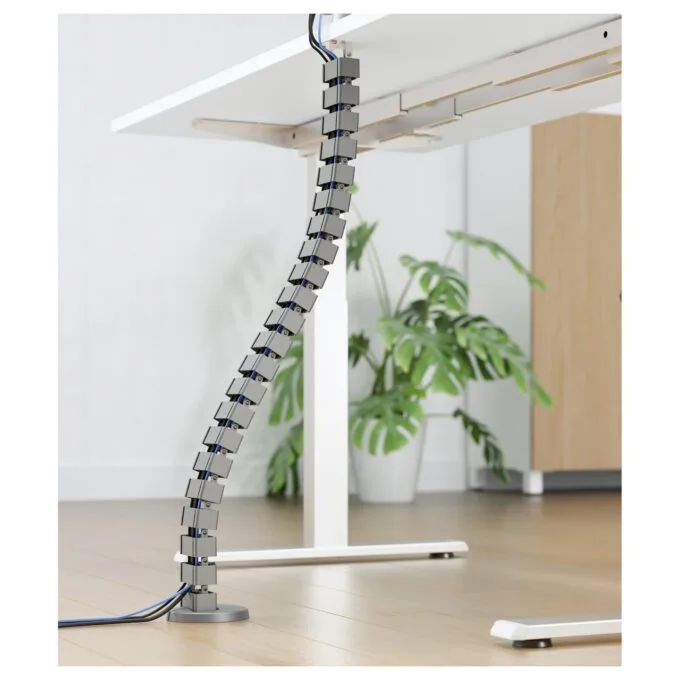 Equip Deluxe-Spiralkabelschlauch mit Untertischmontage grau lite Retail — image 7