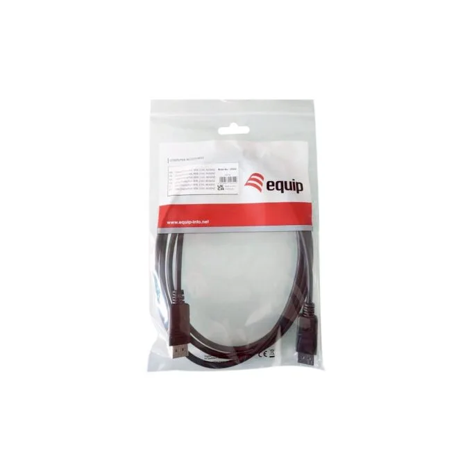 Equip DisplayPort 1.2 St St 2.00m 4K 60Hz komp.HDCP schwarz Polybeutel — image 3