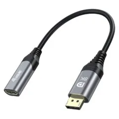 Equip Displayport- to HDMI Adapter 1.4 St Bu 8K 60Hz grau
