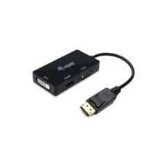 Equip Displayport- to HDMI VGA DVI Adapter St Bu schwarz
