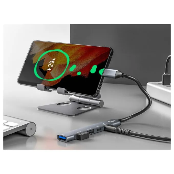 Equip Dock USB-C- to 1xUSB-C.1xUSB3.0.2xUSB2.0.100WPD 15cm si — image 3