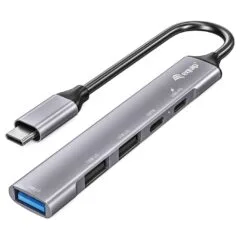 Equip Dock USB-C- to 1xUSB-C.1xUSB3.0.2xUSB2.0.100WPD 15cm si
